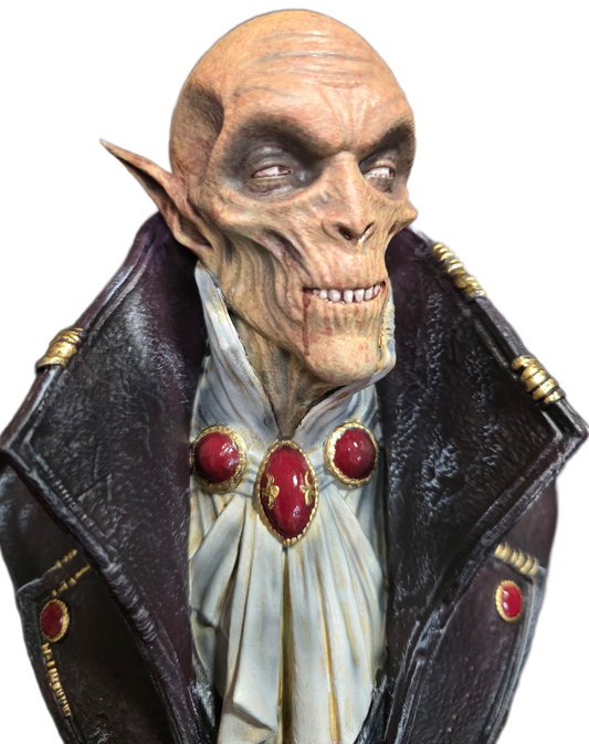 Nosferatu Bust Statue – Hand-Painted Horror Collectible by Face Off Artist