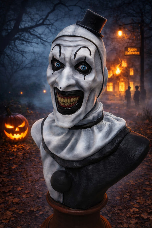 Art the Clown Horror Bust Statue – Hand-Painted Terrifier Collectible