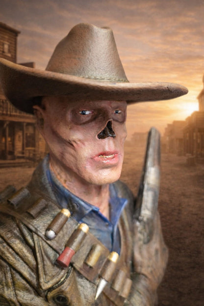 Fallout “The Ghoul” Cooper Howard Bust Statue – Hand-Painted 3D Printed Collectible