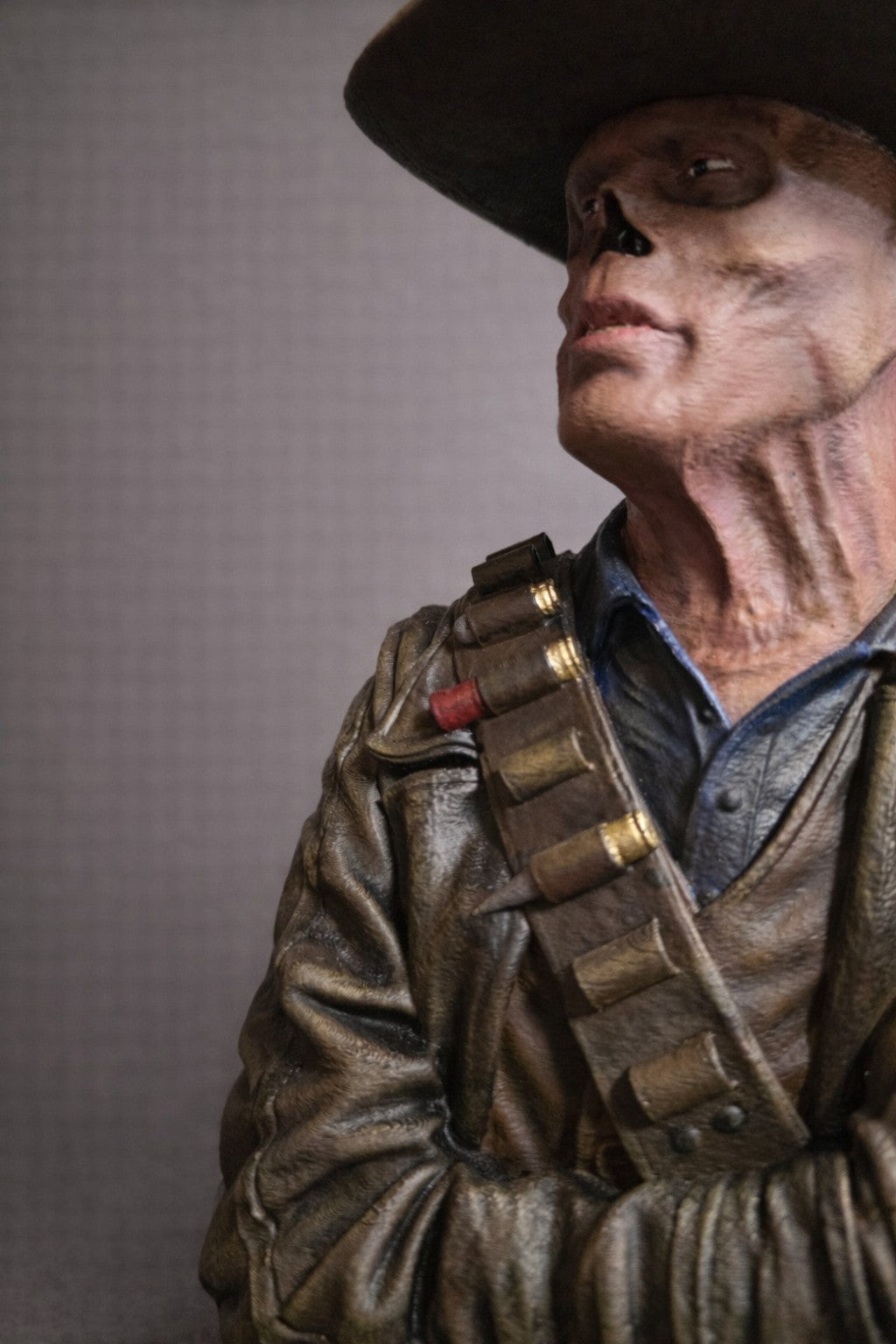 Fallout “The Ghoul” Cooper Howard Bust Statue – Hand-Painted 3D Printed Collectible