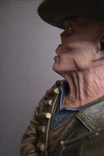 Fallout “The Ghoul” Cooper Howard Bust Statue – Hand-Painted 3D Printed Collectible