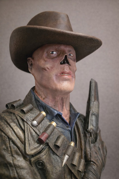 Fallout “The Ghoul” Cooper Howard Bust Statue – Hand-Painted 3D Printed Collectible