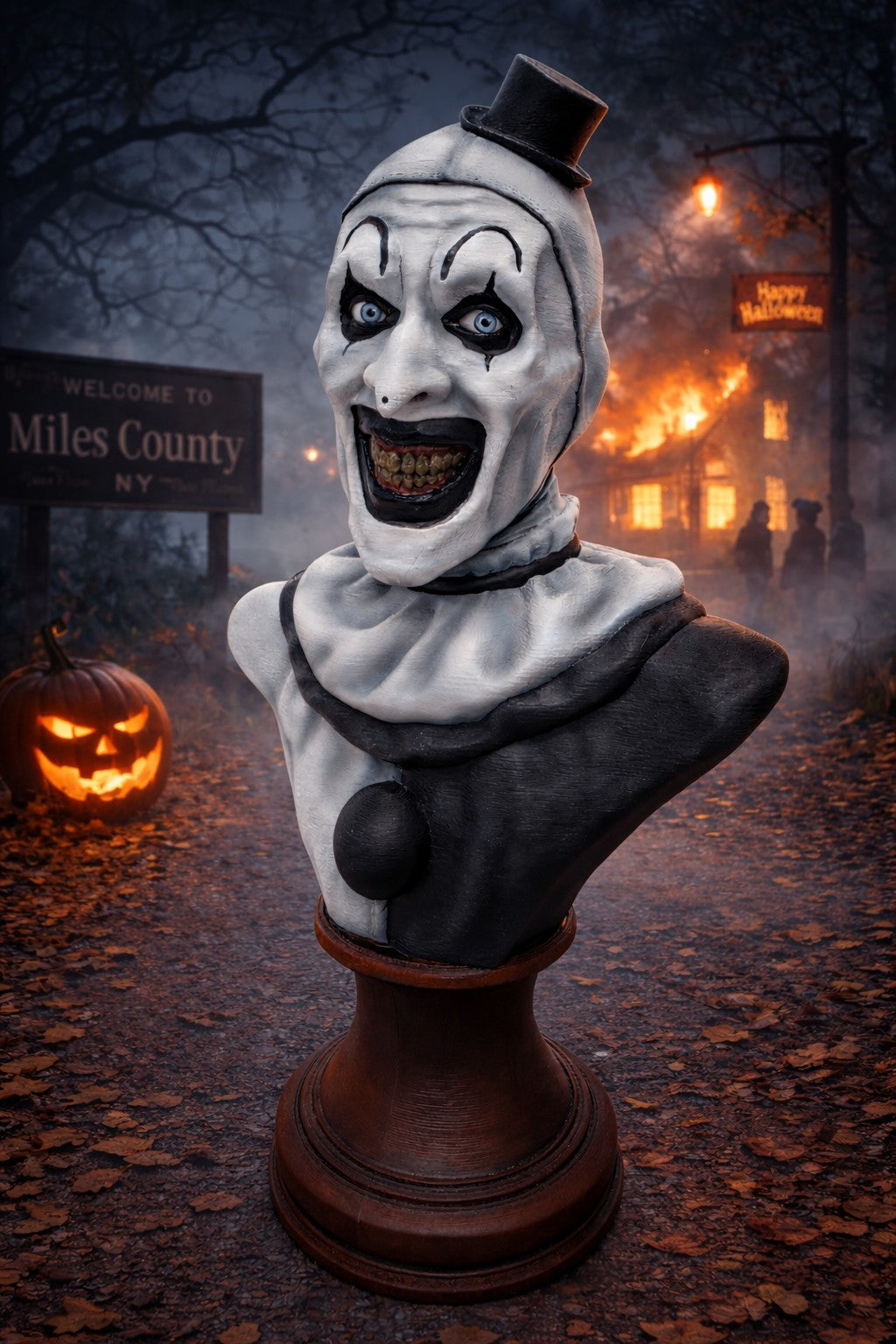 Art the Clown Horror Bust Statue – Hand-Painted Terrifier Collectible