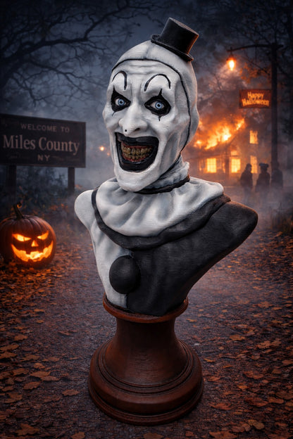 Art the Clown Horror Bust Statue – Hand-Painted Terrifier Collectible