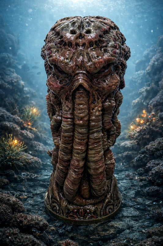 Cthulhu Statue | Hand-Painted Lovecraft Horror Collector Art