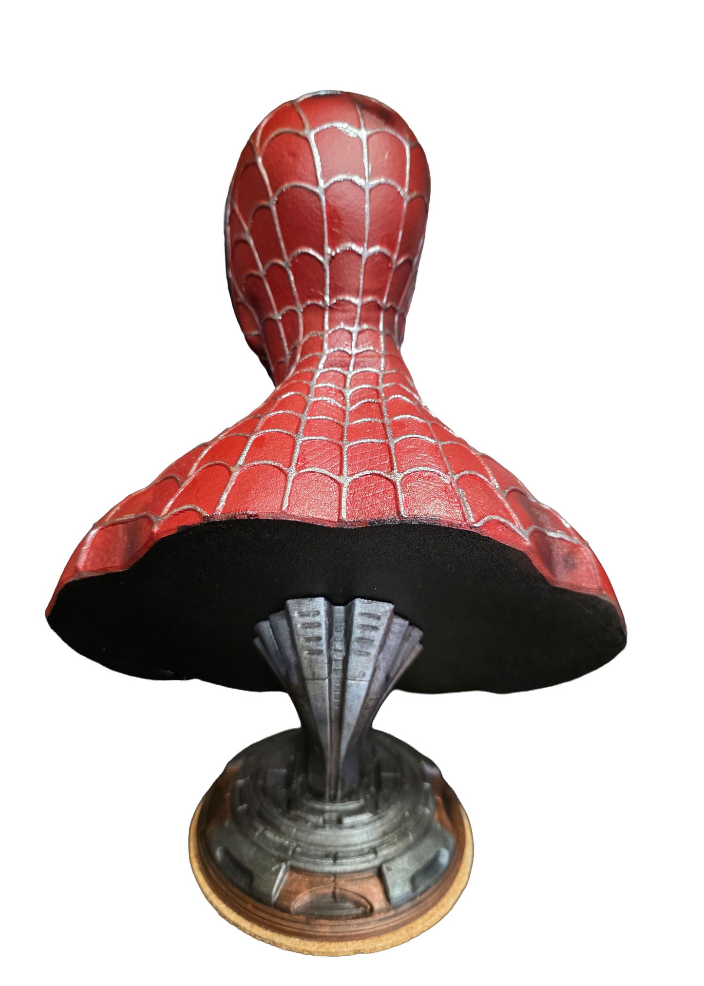 One of a Kind Spider-Man Bust Statue – Hand Painted Superhero Sculpture – Signed Collector Art