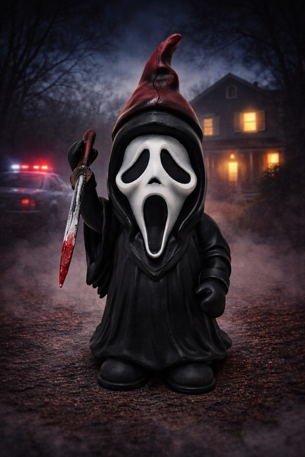 Ghost Face from Scream - Horror Gnome